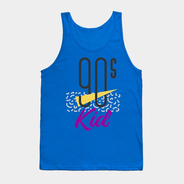 90s Kid Word Art Tank Top by Urban_Vintage